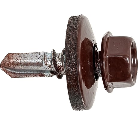 Саморез для крепления кровли STEELREX RAL8017 5.5x19, 70 шт. 0140055019B4000070328017