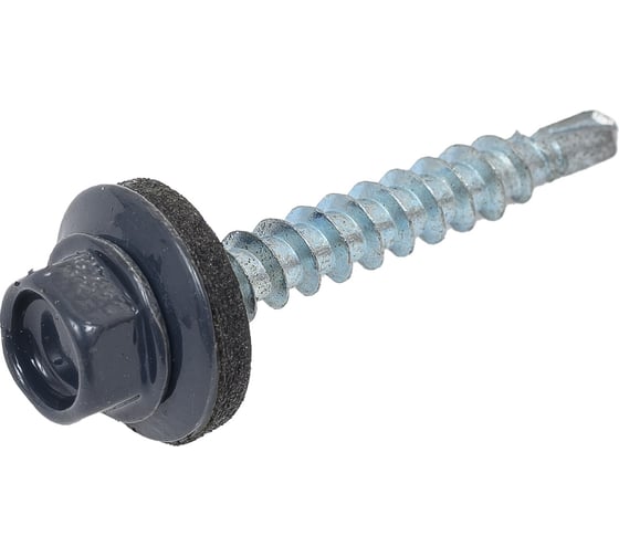 Саморез для крепления кровли STEELREX RAL7024 4.8x35, 60 шт. 0140048035B4000060327024
