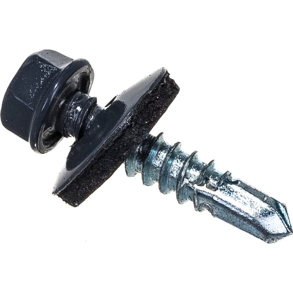 Саморез для крепления кровли STEELREX RAL7024 4.8x29, 70 шт ...
