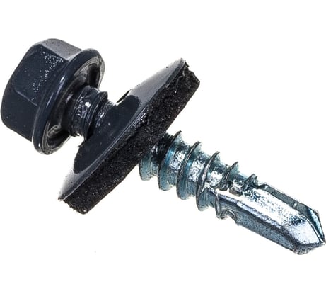 Саморез для крепления кровли STEELREX RAL7024 4.8x29, 70 шт. 0140048029B4000070327024