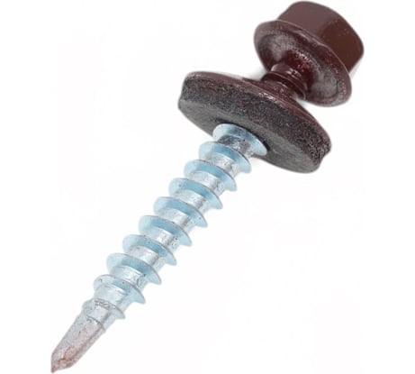 Саморез для крепления кровли STEELREX RAL8017 4.8x35, 60 шт. 0140048035B4000060328017