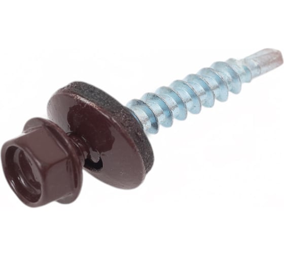 Саморез для крепления кровли STEELREX RAL8017 4.8x35, 60 шт. 0140048035B4000060328017