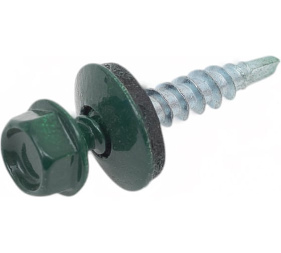 Саморез для крепления кровли STEELREX RAL6005 4.8x29, 70 шт. 0140048029B4000070326005