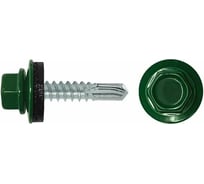 Саморез для крепления кровли STEELREX RAL6005 5.5x19, 70 шт. 0140055019B4000070326005