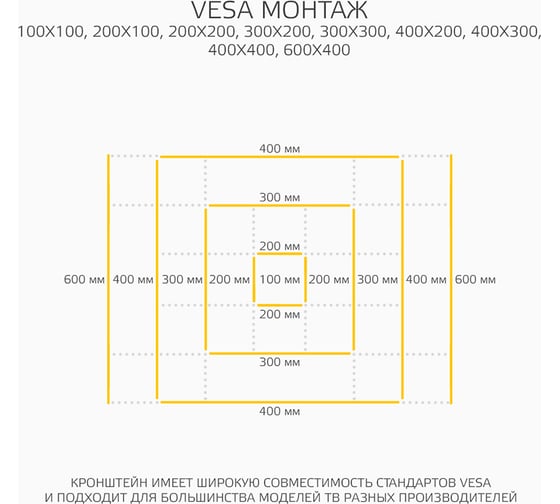 Наклонный кронштейн для телевизоров HARPER TVT-9043T, черный H00003587