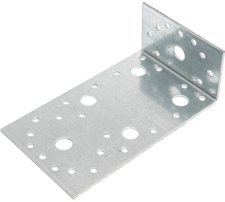 Уголок крепежный асимметричный STARFIX 90x150x60 мм, KUAS, белый цинк SMP-68166-1