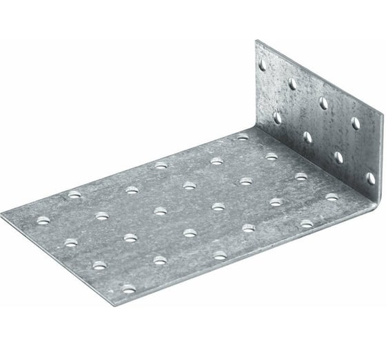 Уголок крепежный анкерный STARFIX 80x80x40 мм, KUL, белый цинк SMP-80516-1 1