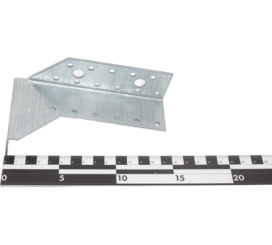 Опора балки левая STARFIX 25x140x76 мм, UOB L, белый цинк SMP-46183-1