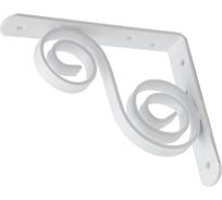 Кронштейн фигурный Дверной Страж 150x125 мод.5 белый ДС74354