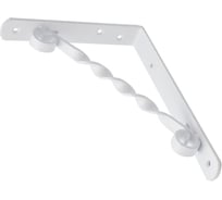 Кронштейн фигурный Дверной Страж 200x150 белый ДС74361