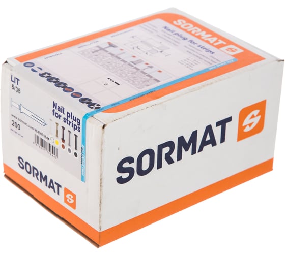Дюбель-гвоздь SORMAT LIT 5/35, белый 9640075644