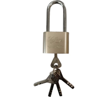 Замок навесной Вантаж 5 ключей с длинной дужкой LD2-50L
