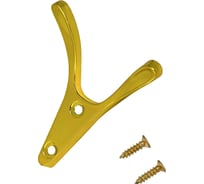 Крючок-вешалка Стандарт 206 GP золото, европакет 15824