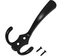 Крючок-вешалка Стандарт 306 А BL матовый черный, европакет 15843