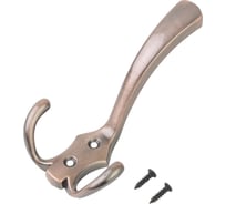 Крючок-вешалка Стандарт 306 А AC старая медь, европакет 15842