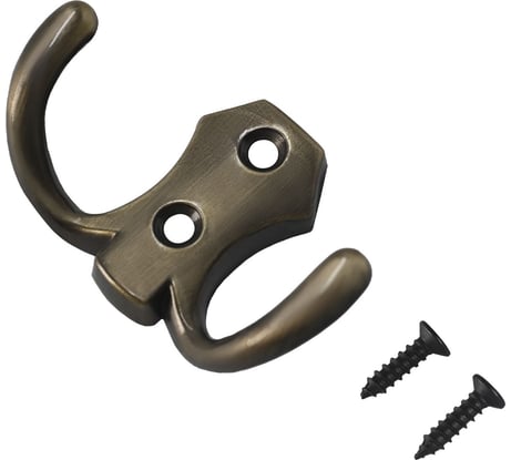 Крючок-вешалка Стандарт 306 B AB старая бронза, европакет 15834