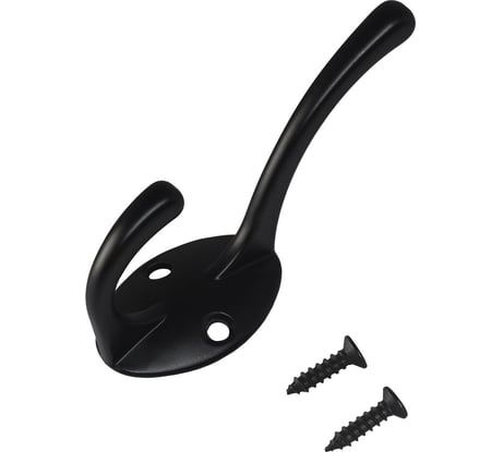 Крючок-вешалка Стандарт 603 BL матовый черный, европакет 15829