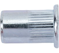 Заклепка-гайка ЦКИ М8х17 плоск. рифл. СТ. Ц под пакет 1-3.0 мм, 250 шт. 50415