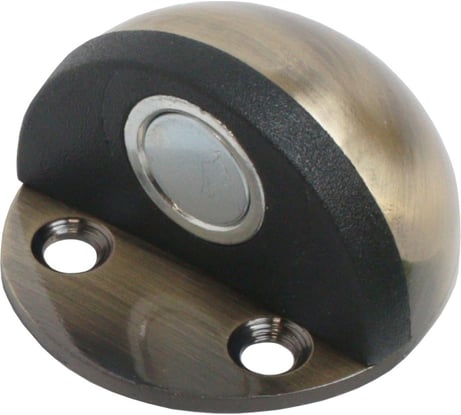 Ограничитель дверной Стандартй 610+3М AB старая бронза, скотч, европакет 15808