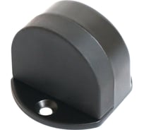 Ограничитель дверной Стандартй 611+3М BL матовый черный, скотч, европакет 15816