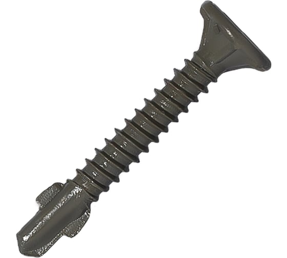 Саморез для облицовочных панелей HARDWEX ТМ HWX2-GE-P9-4.2x32 мм, Phillips №2, GREY E-COAT, 500 5190040932456 1