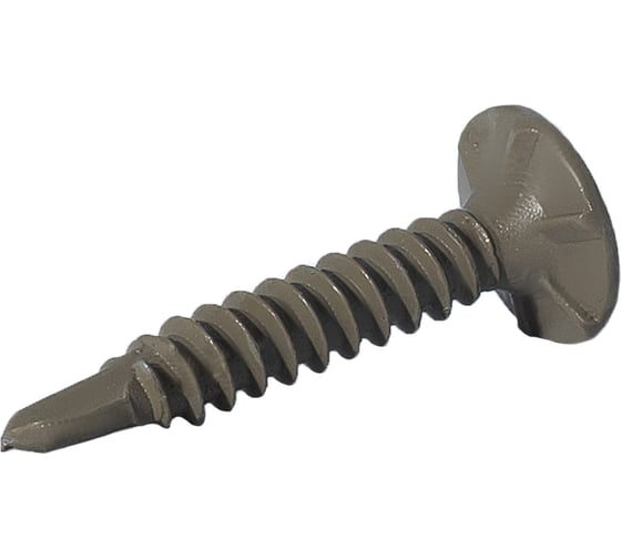 Саморез для облицовочных панелей HARDWEX ТМ HWX2-GG-P5-4.2x25 мм, Phillips №2, GREY E-COAT, 1000 5190040932487