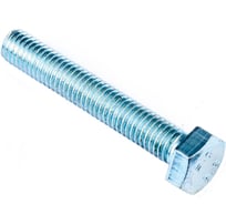 Болт Стройбат DIN 933 М6x45 белый цинк 243731