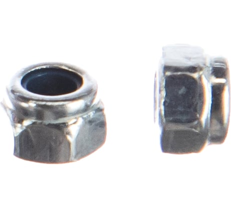 Самоконтрящаяся гайка Стройбат DIN 985 М3 белый цинк 243911