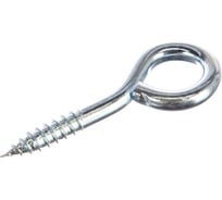 Крюк-кольцо Стройбат 8,0x70 белый цинк 219041