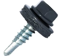 Саморез кровельный по дереву HARDWEX ТМ HWX2-W-P5-4.8x19 мм, св.№1, RUSPERT, RAL 7024, 250 5190024093173