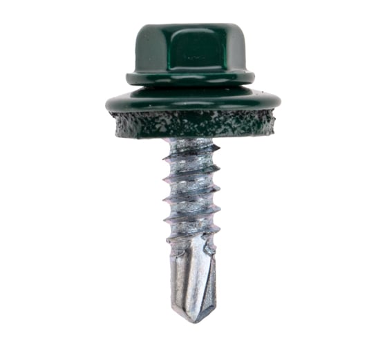 Кровельный саморез KRANZ 4,8x19мм, окрашенный RAL 7024, 250 шт. 1205-4819-3