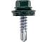 Кровельный саморез KRANZ 4,8x19мм, окрашенный RAL 7024, 250 шт. 1205-4819-3 2