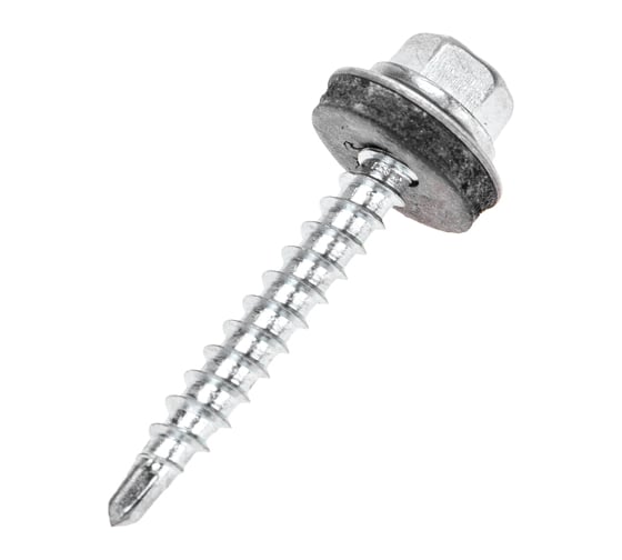Кровельный саморез KRANZ 4,8x35 мм, цинк, 250 шт. 1201-4835-3 1