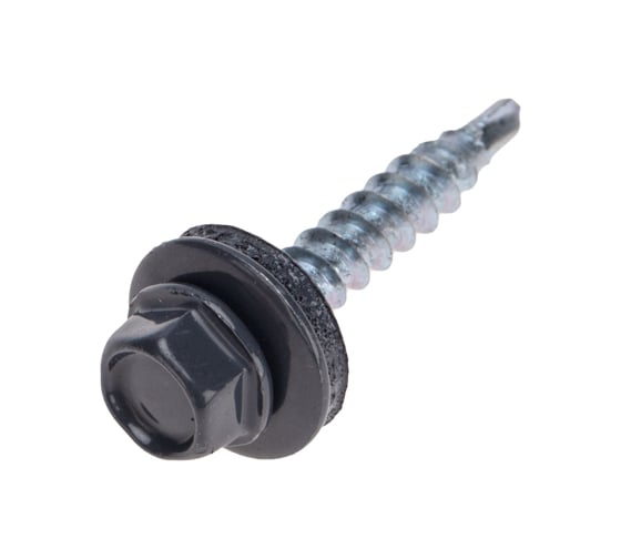 Кровельный саморез KRANZ 4,8x29мм, окрашенный RAL 7024, 250 шт. 1205-4829-3 1