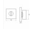 Поворотник ABRISS BK 5010 MSN (Сатин) 30093 5