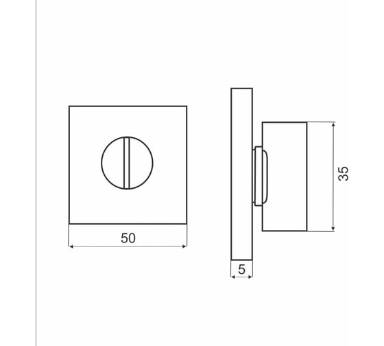 Поворотник ABRISS BK 5010 MBP (Чёрный матовый) 30090