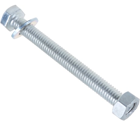 Болт НАКРЕПКО с гайкой и шайбами 6х60 75 шт. 108905