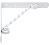 Кронштейн фигурный Дверной Страж 250x200 белый ДС74383