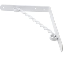 Кронштейн фигурный Дверной Страж 350x250 белый ДС74410