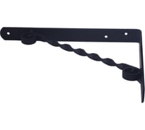 Кронштейн фигурный Дверной Страж 300x225 чёрный ДС74400