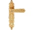 Дверная ручка на длинной накладке GENESIS ARABESCO S. GOLD PS 940000000395 1