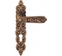 Дверная ручка на длинной накладке GENESIS ARABESCO ANT. COFFEE CL 940000000391
