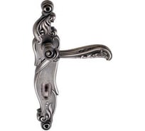 Дверная ручка на длинной накладке GENESIS RIZO BL. SILVER OL 940000000414