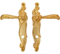 Дверная ручка на длинной накладке GENESIS RIZO S. GOLD OL 940000000411