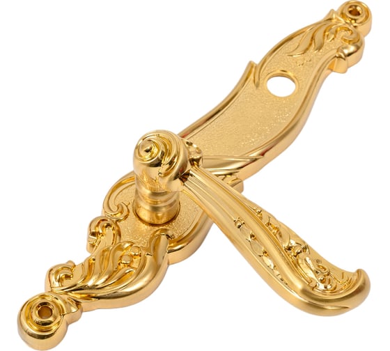 Дверная ручка на длинной накладке GENESIS RIZO S. GOLD OL 940000000411