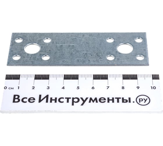 Крепежная пластина НАКРЕПКО 100х35х2 мм оцинк 12002
