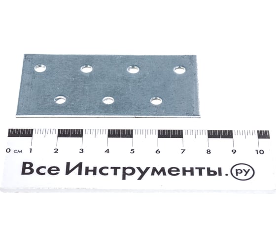 Крепежная пластина НАКРЕПКО 80х40х1,5 мм оцинк 12001