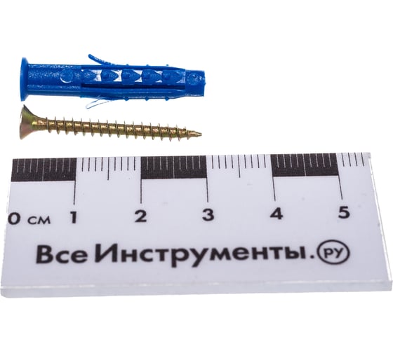 Дюбель с шурупом НАКРЕПКО 5х30 15шт 102301