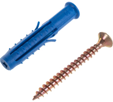 Дюбель с шурупом НАКРЕПКО 8х50 6шт 102310