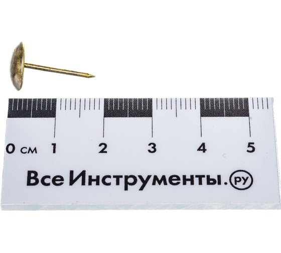 Мебельный гвоздь НАКРЕПКО бронза 30шт 108501